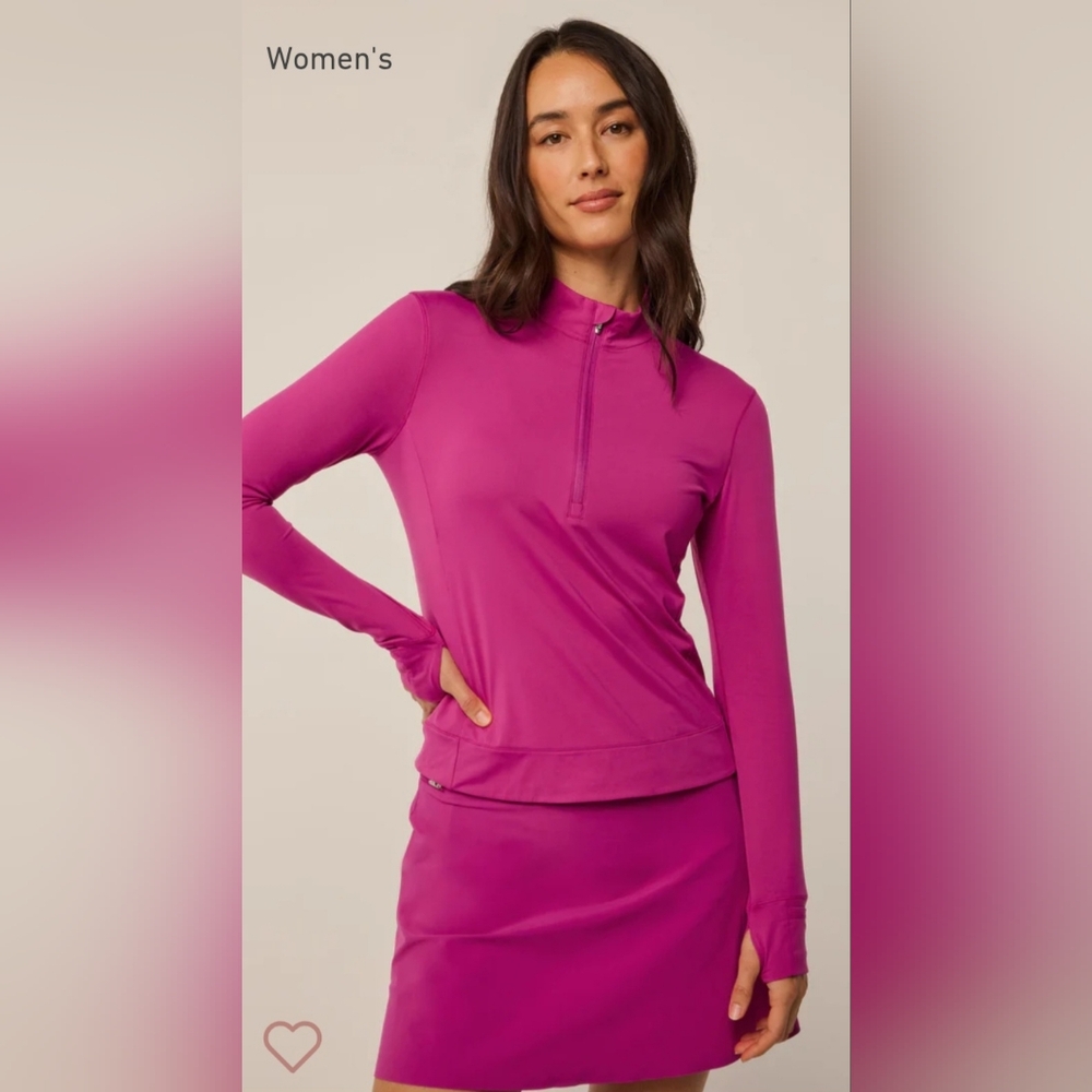 Greyson Women's Magenta Half-Zip Pullover